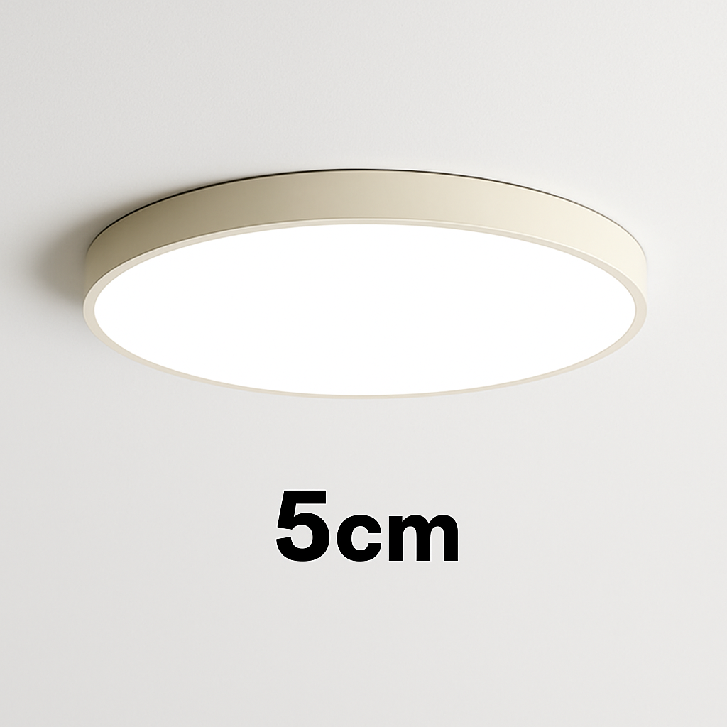 LED Plafondlamp Rond Dimbaar IJzer Frosted Glas Zwart Wit Woonkamer Slaapkamer Keuken Plafonnière Modern Minimalistisch 23cm 30cm 40cm 50cm 60cm | Restfield